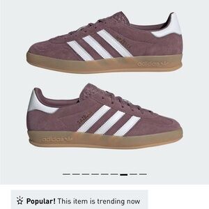 Never worn Adidas Gazelle Indoor shoes size 8.5 women’s